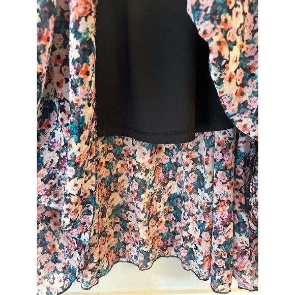 Disney Cinderella Floral Midi Chiffon Skirt sz XS Cottagecore romantic dainty pr - Picture 5 of 8